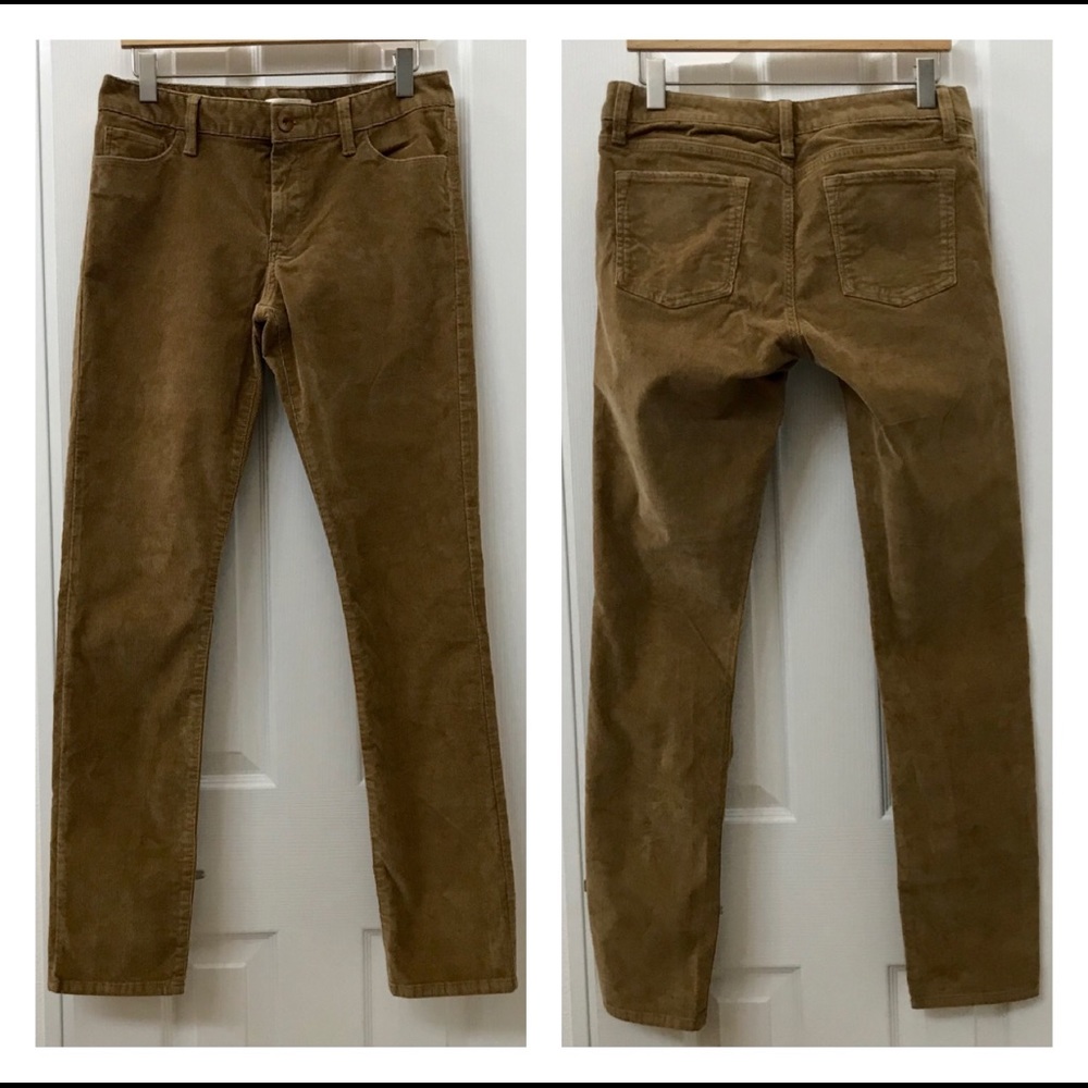Banana Republic skinny corduroy pants “acorn”